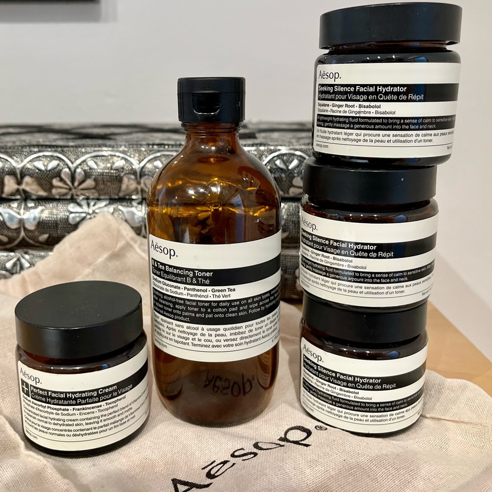 AESOP - 5 empty Aesop bottles